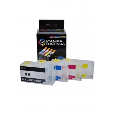 Refillable ink cartridges for Canon PGI-1500 with autoreset chip